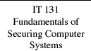 IT 131